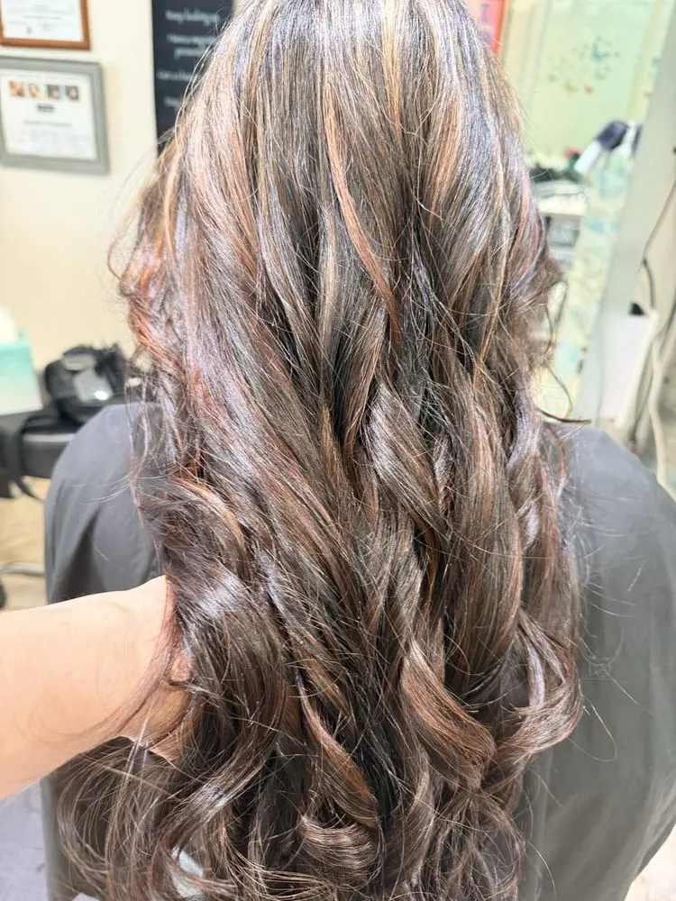 Balayage result